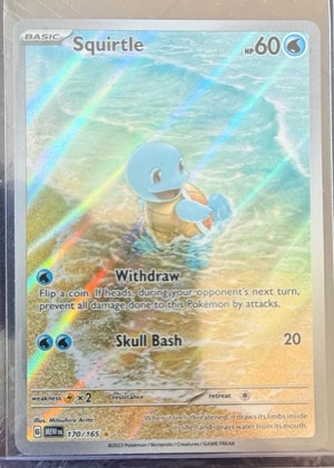 Squirtle - 170/165 graded 9