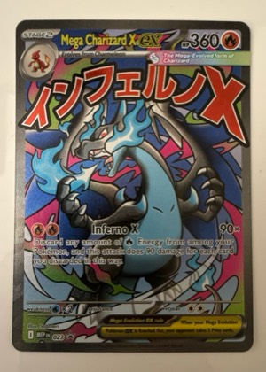Mega Charizard X ex, graded 9.0