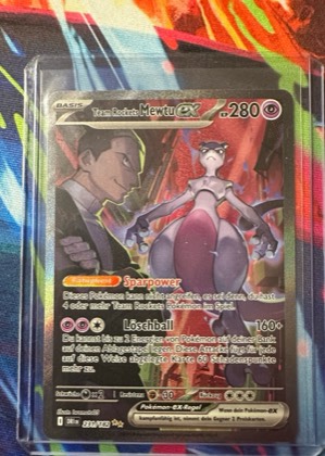 Team Rockets Mewtu ex, graded 9.0