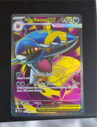 Mega Sharpedo ex - 113/094 graded 7
