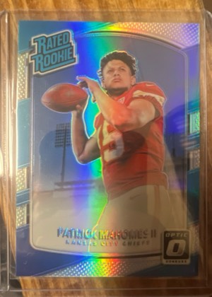 Patrick Mahomes II, graded 8.0