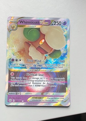 Whimsicott VSTAR, graded 9.0