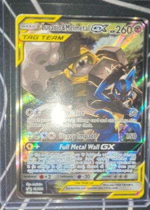 Lucario & Melmetal-GX, graded 8.5