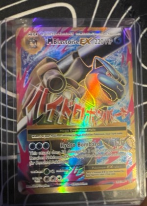 M Blastoise EX (Full Art), graded 9.0