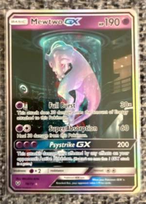 Mewtwo GX, graded 9.5
