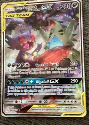 Mega Lopunny & Jigglypuff GX (Alternate Full Art), graded 7.0