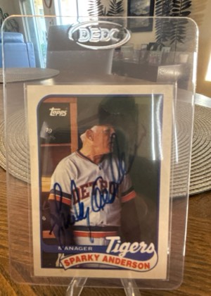 Sparky Anderson, graded 8.5