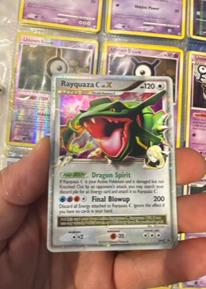 Rayquaza C Lv.X graded 6 & below
