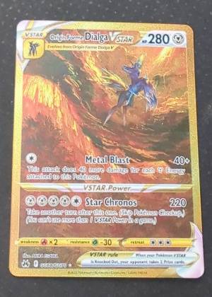 Origin Forme Dialga VSTAR (Secret), graded 9.0