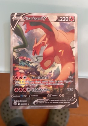 Charizard V (Alternate Full Art), graded 7.5