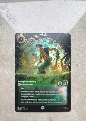 Milo Thatch - Getting His Hands Dirty (Enchanted), graded 9.0