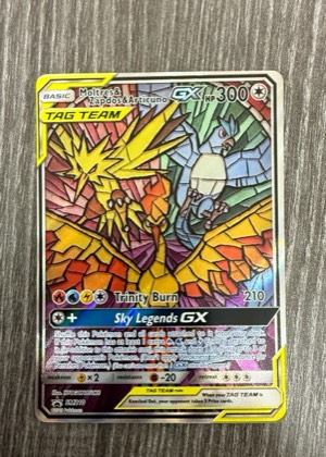 Moltres & Zapdos & Articuno GX, graded 9.0
