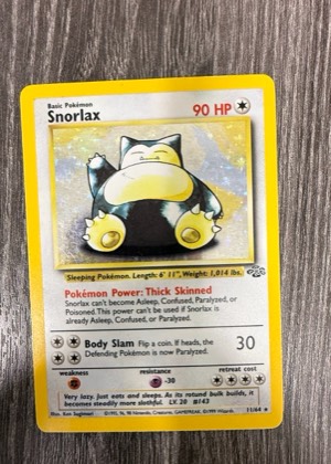 Snorlax (11), graded 8.0