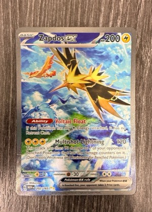 Zapdos ex, graded 9.0