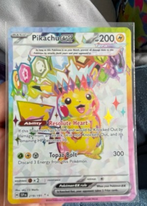 Pikachu ex - 219/191 graded 9