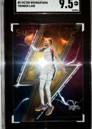 Victor Wembanyama, graded 9.5