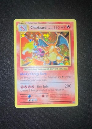 Charizard, graded 7.5