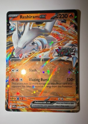 Reshiram ex, graded 9.5