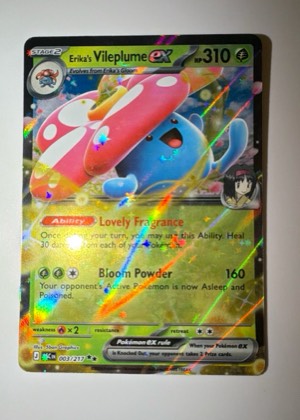 Erika's Vileplume ex, graded 9.0