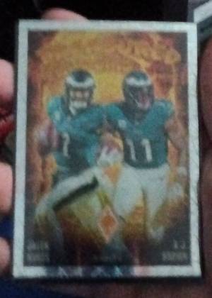 Jalen Hurts / A.J. Brown, graded 7.5