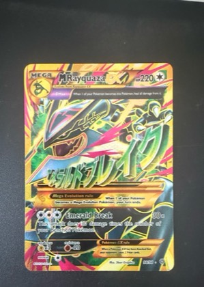 M Rayquaza EX (Shiny Full Art), graded 7.0