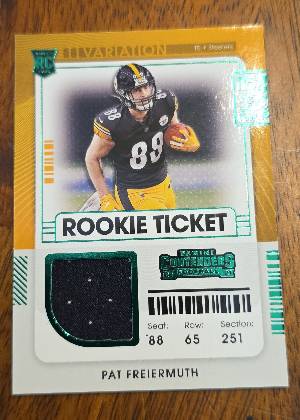 Pat Freiermuth, graded 9.5