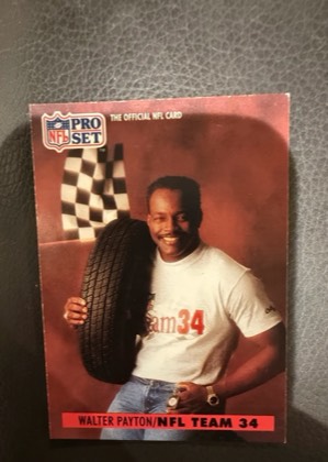 1991 Pro Set Special Walter Payton, graded 7.5