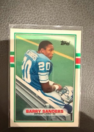 Barry Sanders, graded 8.5