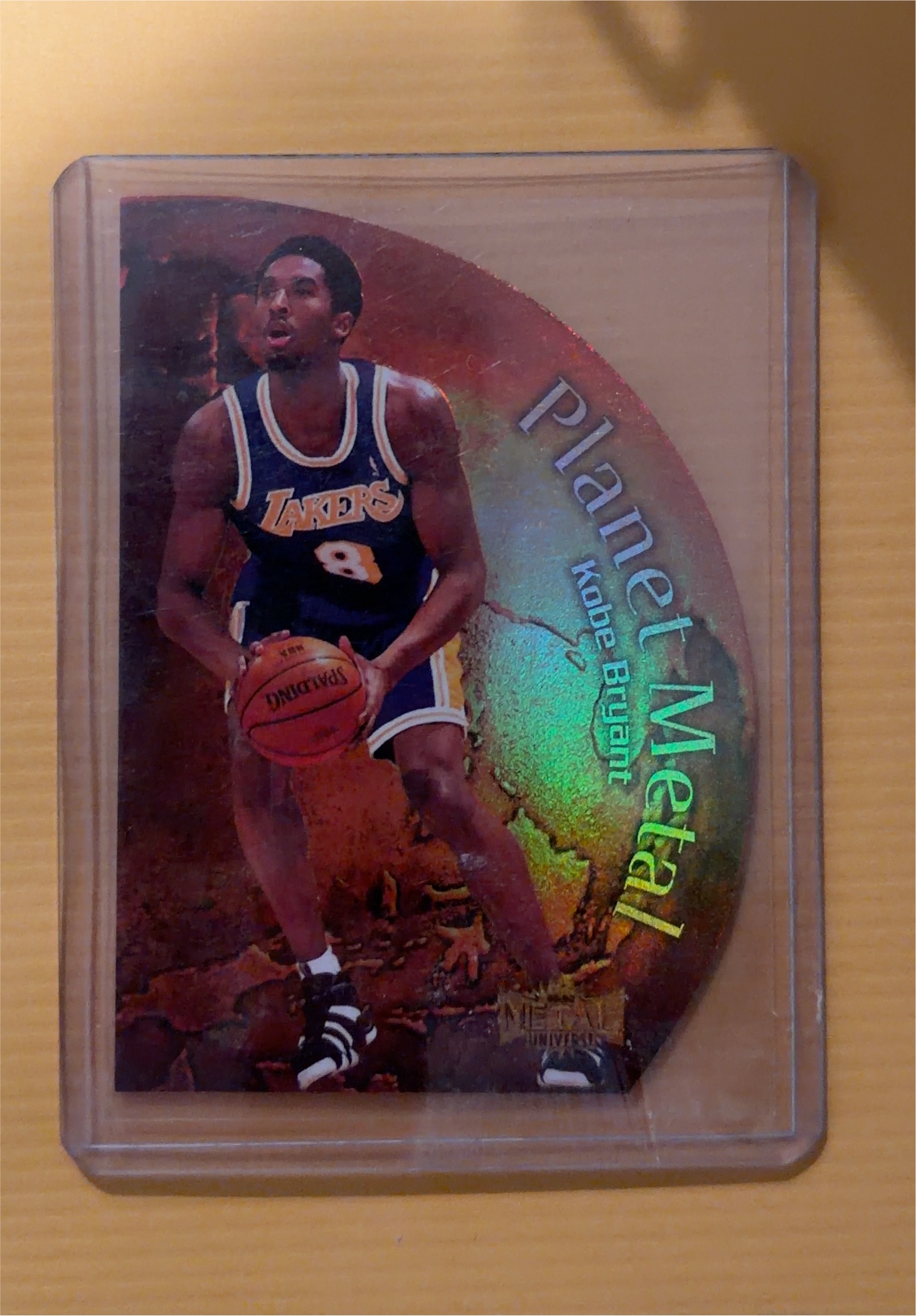 1990s Metal Universe Kobe Bryant, an Excellent-Mint 6 ZeroPop community scan