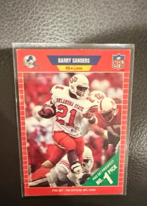 Barry Sanders, graded 8.0