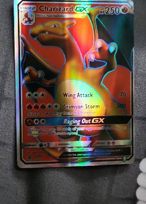Charizard GX graded 8.5