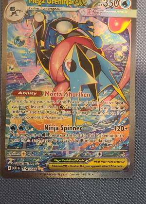 Mega Greninja ex, graded 9.0