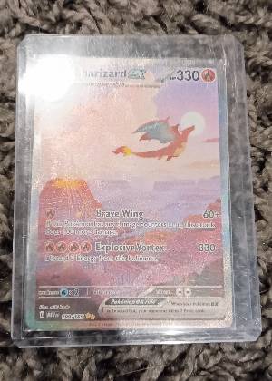Charizard ex, graded 9.0
