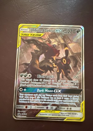 Umbreon & Darkrai GX, graded 9.0