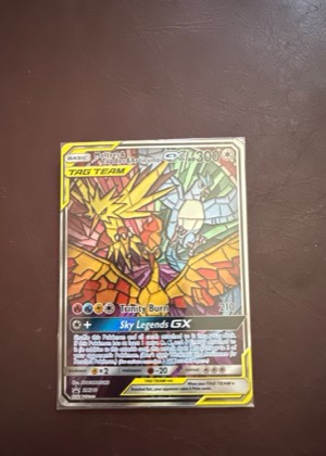 Moltres & Zapdos & Articuno GX, graded 9.0