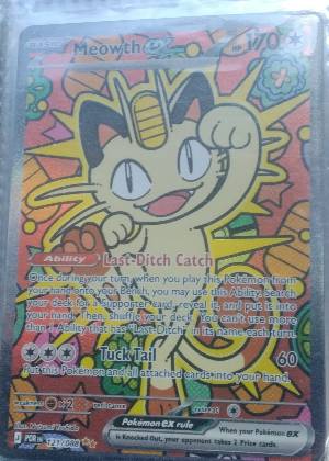 Meowth ex, graded 8.0