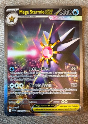 Mega Starmie ex, graded 9.5