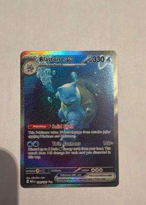 Blastoise ex, graded 9.0