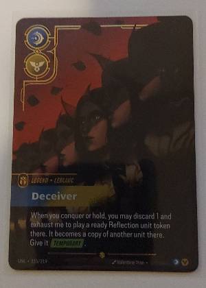 LeBlanc, Deceiver (Overnumbered), graded 8.0