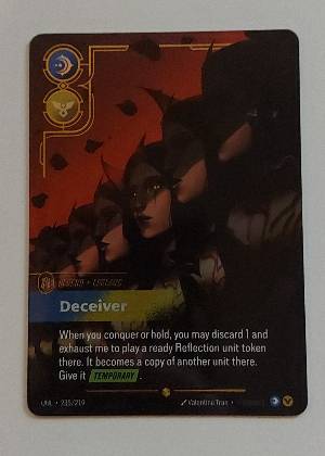 LeBlanc, Deceiver (Overnumbered), graded 9.5