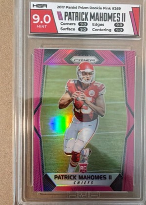 Patrick Mahomes II, graded 9.0