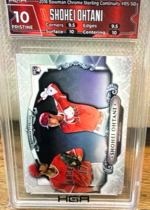 Shohei Ohtani, graded 10.0