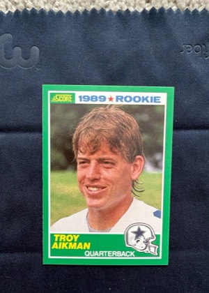 Troy Aikman graded 9
