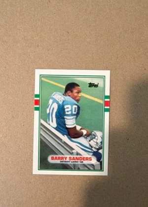 Barry Sanders, graded 9.0