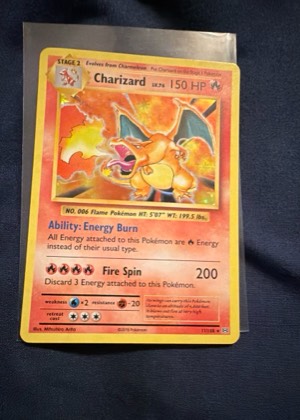 Charizard graded 6 & below
