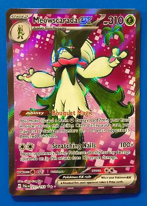 Meowscarada ex, graded 9.5