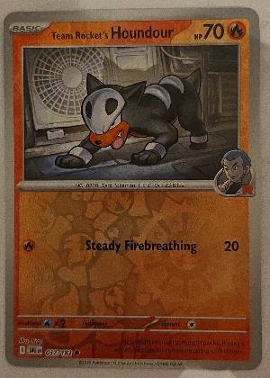 Team Rocket's Houndour, graded 9.5