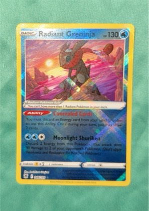 Radiant Greninja, graded 8.5