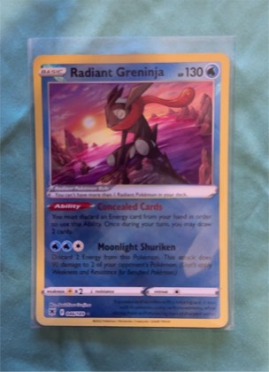 Radiant Greninja, graded 7.5