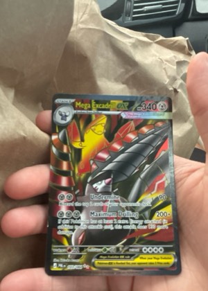 Mega Excadrill ex, graded 9.0